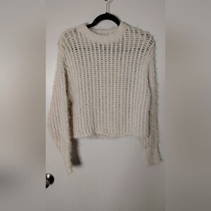 Universal Thread Off-Shoulder Cream Sweater